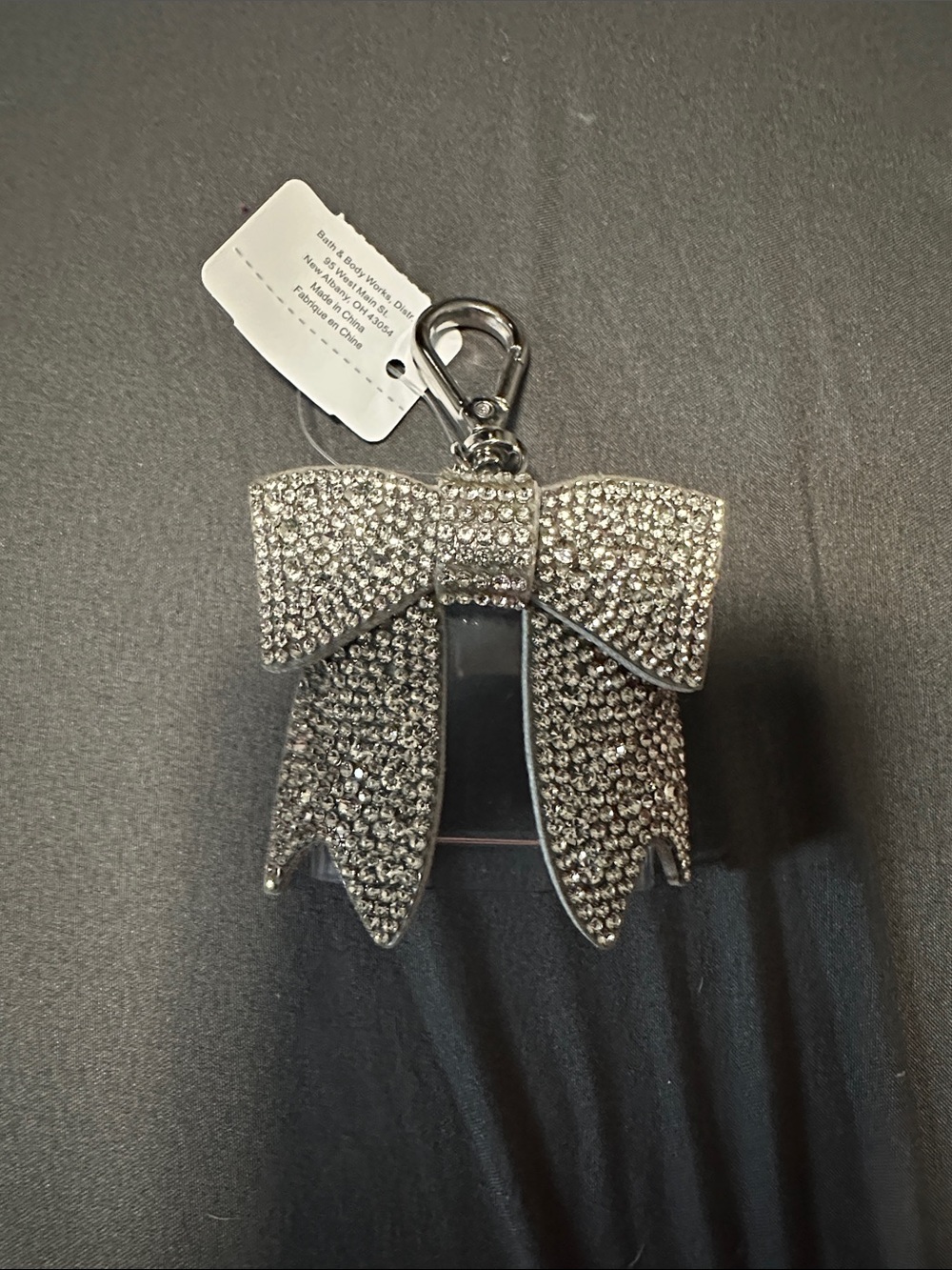 Crystal Bow Pocketbac Holder